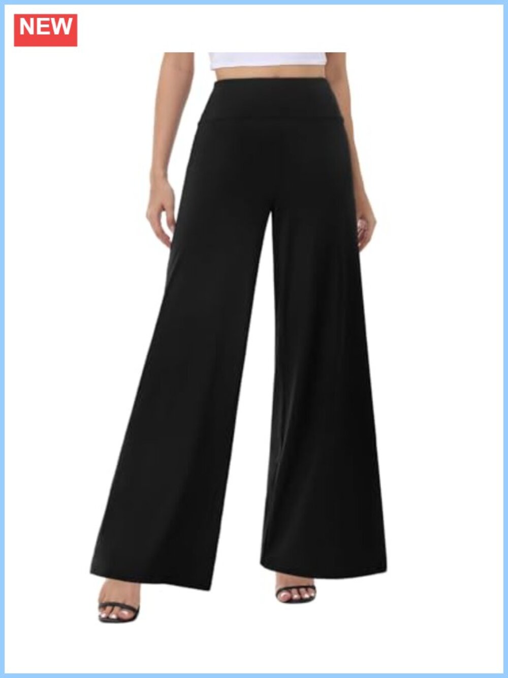Women's High Waist Wide Leg Palazzo Lounge Pants Flowy Casual